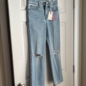 Good American Jolean Straight leg Jeans Petite